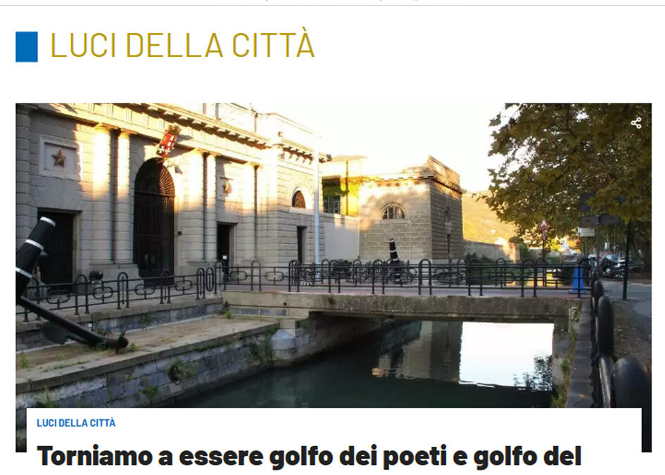 Giorgio Pagano, Luci della città (CittadellaSpezia) - Torniamo ad essere golfo dei poeti e del lavoro